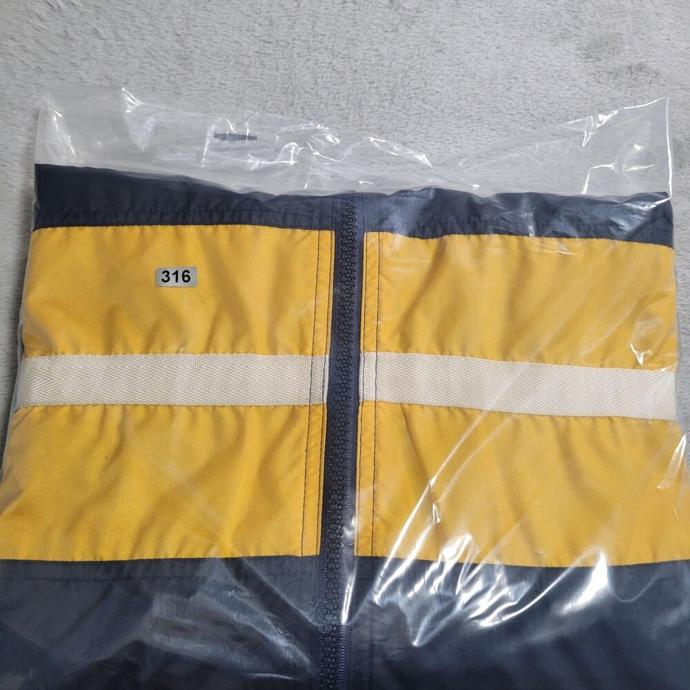Gear For Sports Jacket Navy Football Mens XL Blue Yellow Hooded Full Zip Mesh - Picture 14 of 14